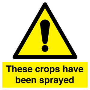These crops have been sprayed